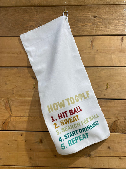 How to Golf - Golf Towel