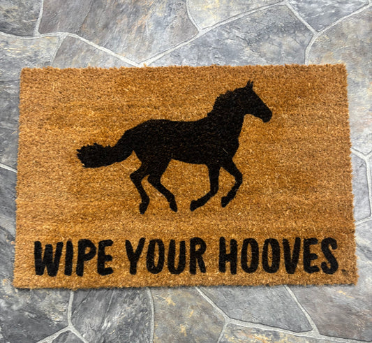 Wipe Your Hooves Doormat