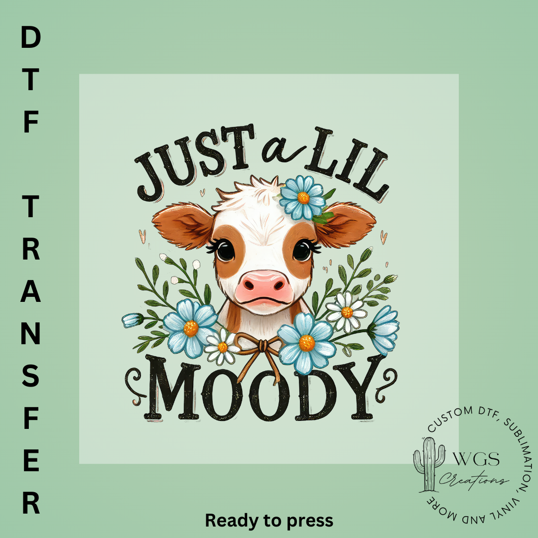 Just a Lil Moody DTF Transfer