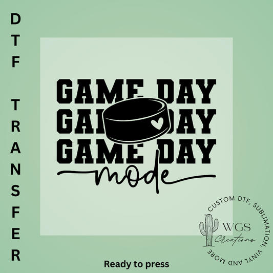 Game Day Mode DTF Transfer