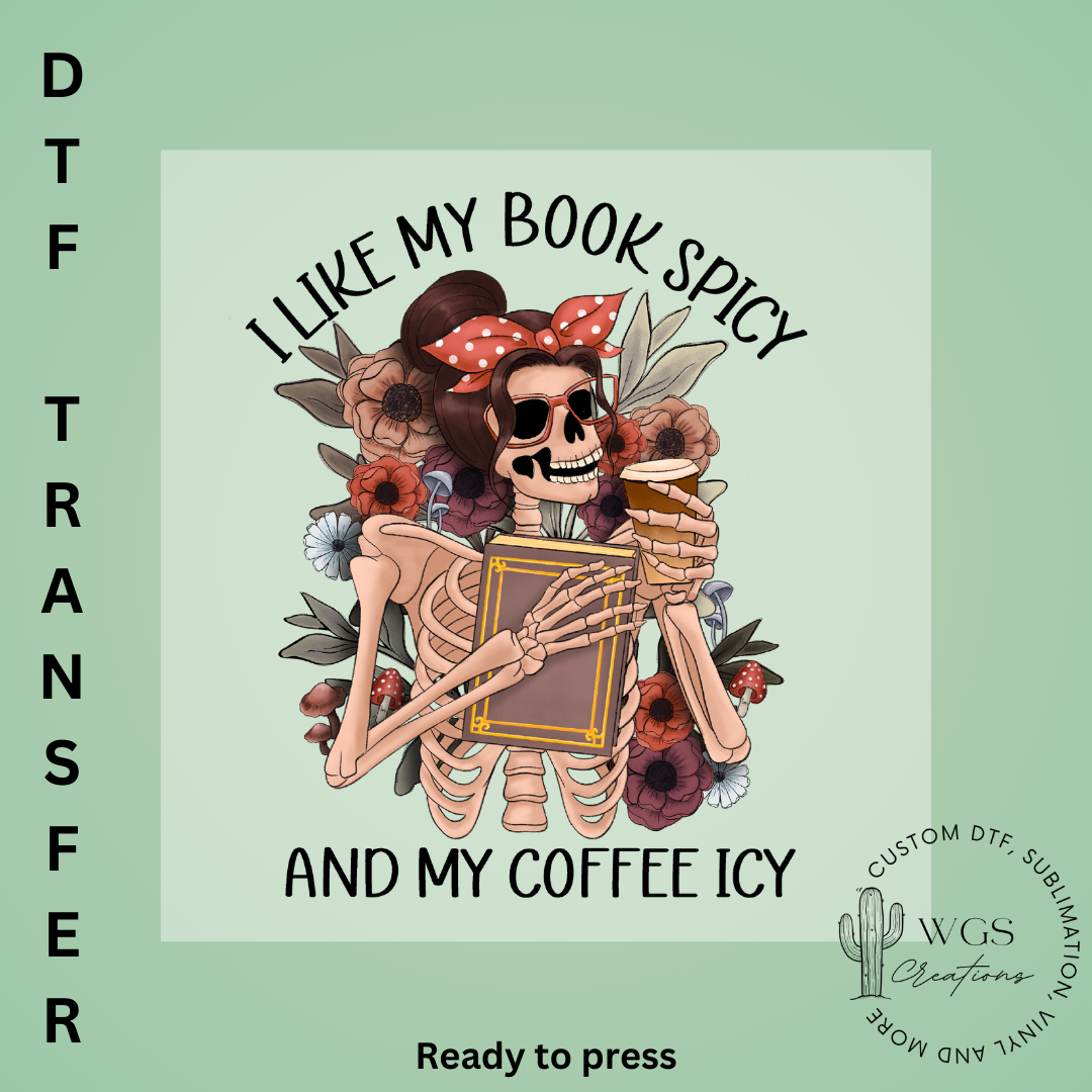 Spicy Book DTF Transfer