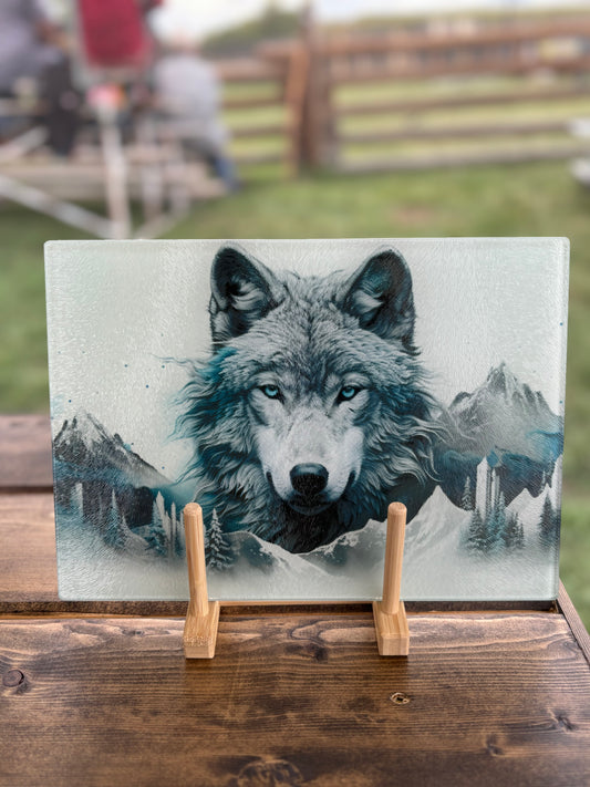 Wolf Glass Cutting Board
