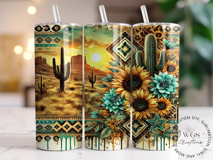Floral Desert 20oz Tumbler
