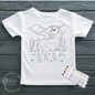 Horse Coloring Shirt
