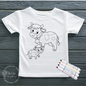 Cow Coloring Shirt