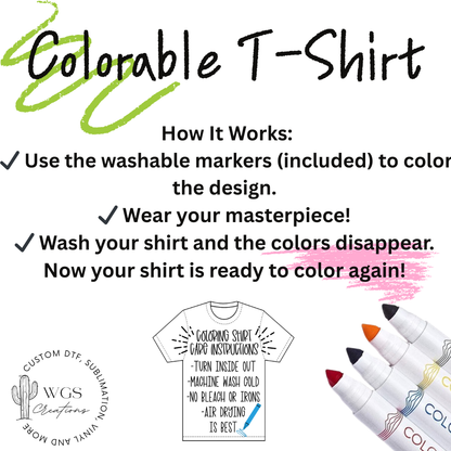 Chickens Coloring Shirt