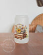Easily Distracted by Books 16oz Glass Can